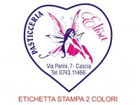 Etichette adesive per pasticcerie, bar, panetterie e gelaterie (mm 43x43)  (cod.26/I )